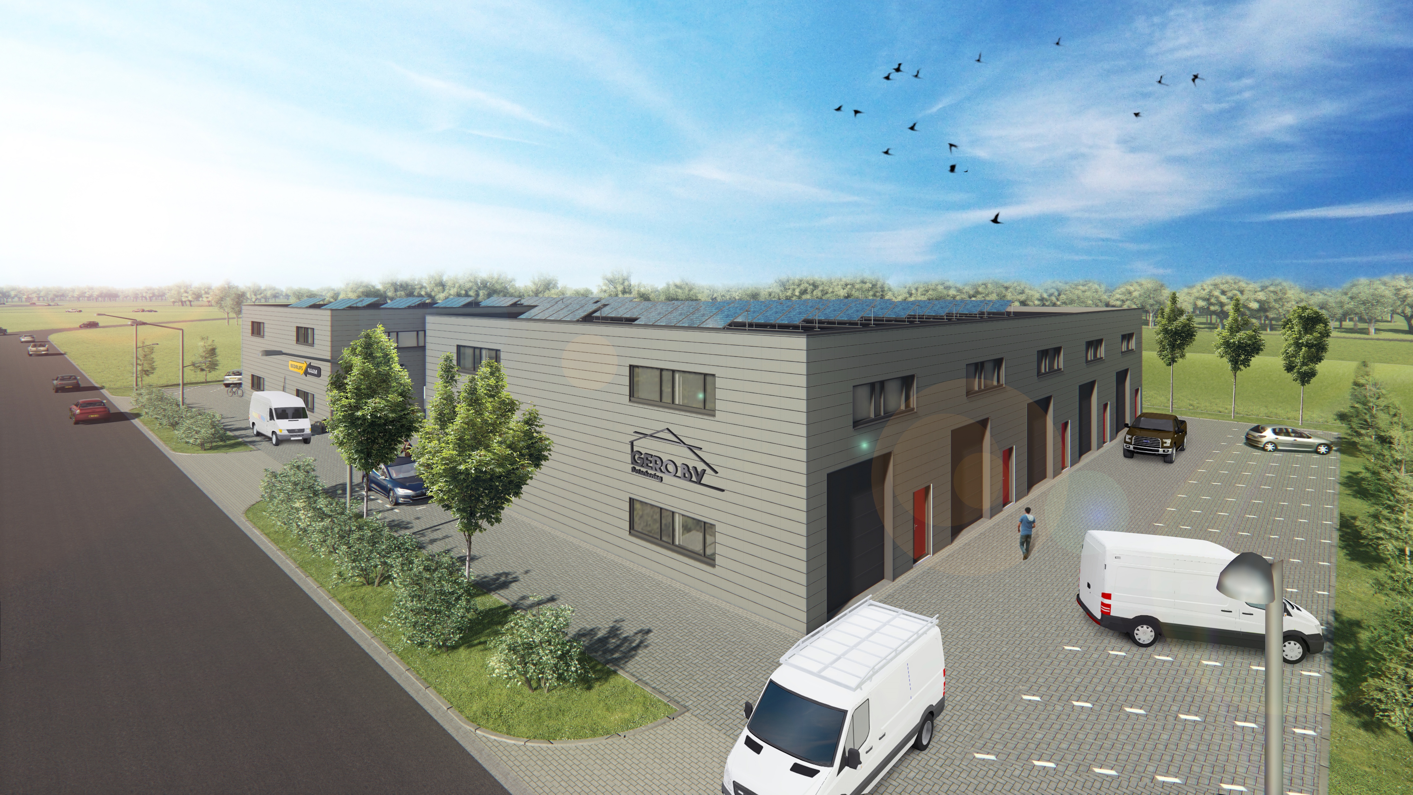 Gero vestigt zich en bouwt bedrijfsverzamelgebouwen op A1 Bedrijvenpark Deventer