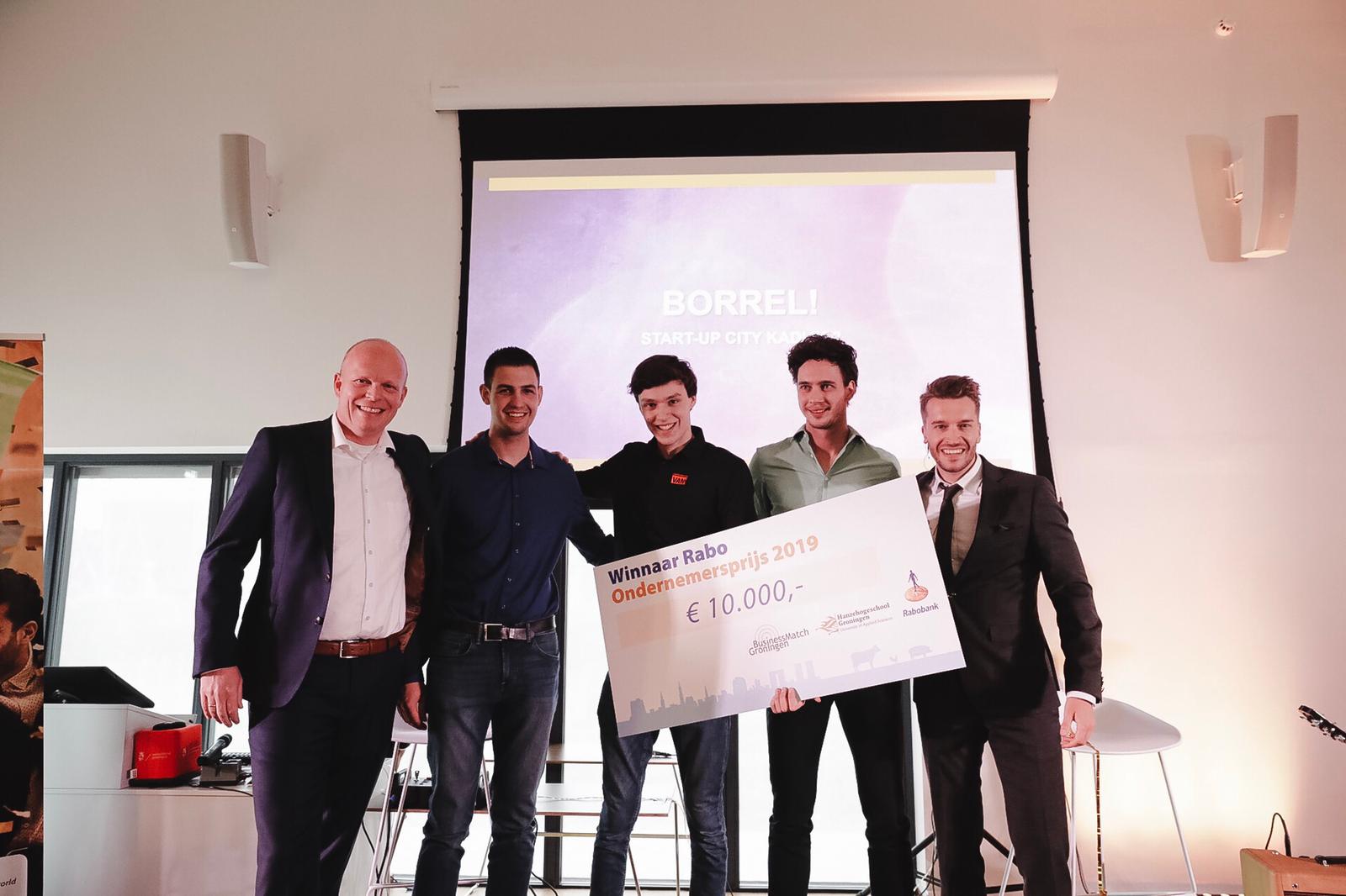 Jorn Hofman wint Rabo Ondernemersprijs tijdens Dag van de Ondernemende Student