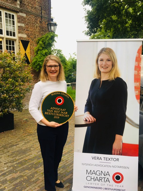 Vera Textor Lawyer of the year 2019