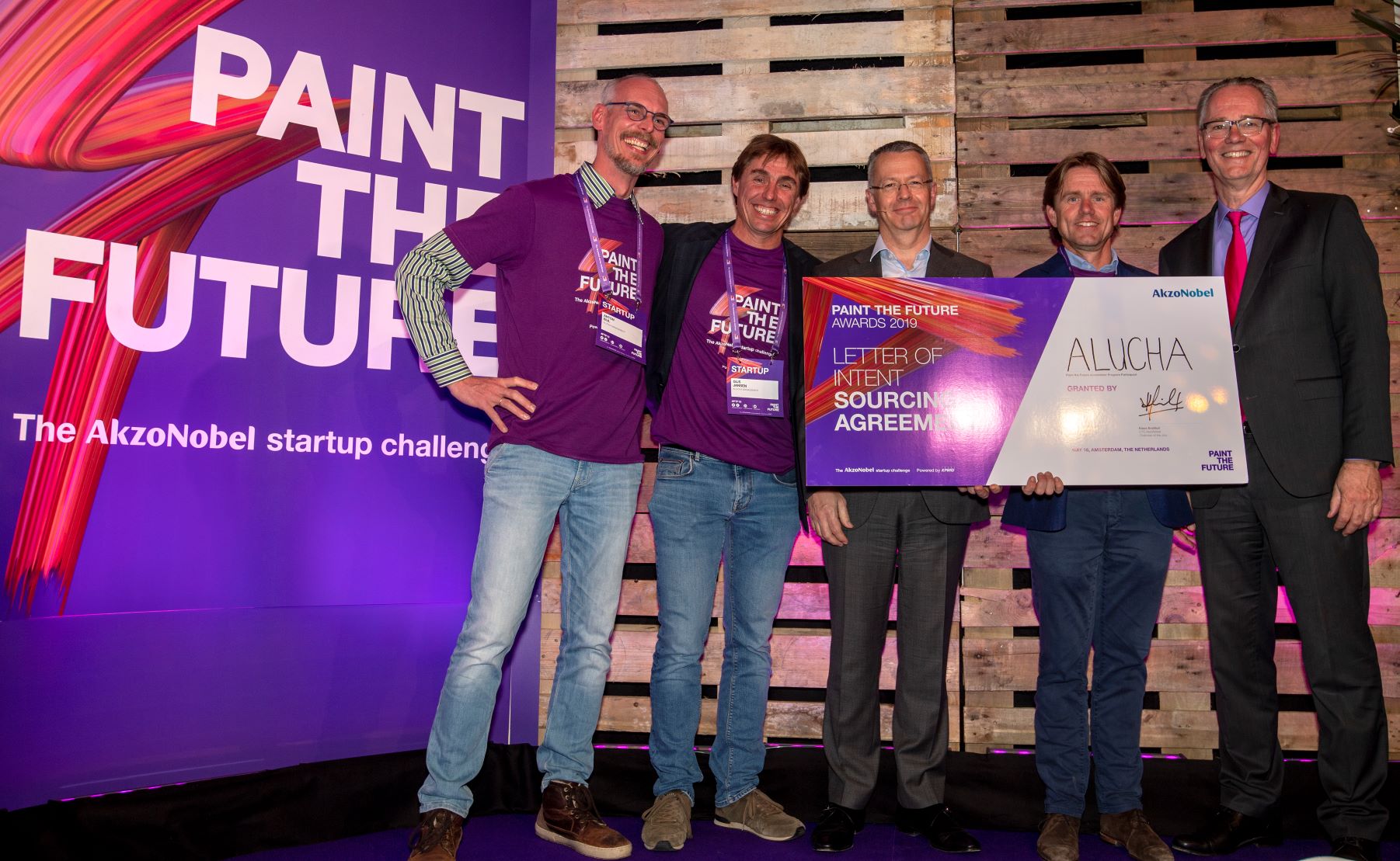 Het op IPKW gevestigde bedrijf Alucha wint de Paint the Future Award