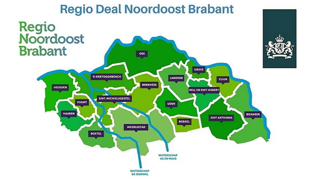 €10 miljoen voor leefbaarheid in Noordoost Brabant